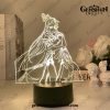 New Ningguang Genshin Impact 3D Lamp Led Rgb Night Lights