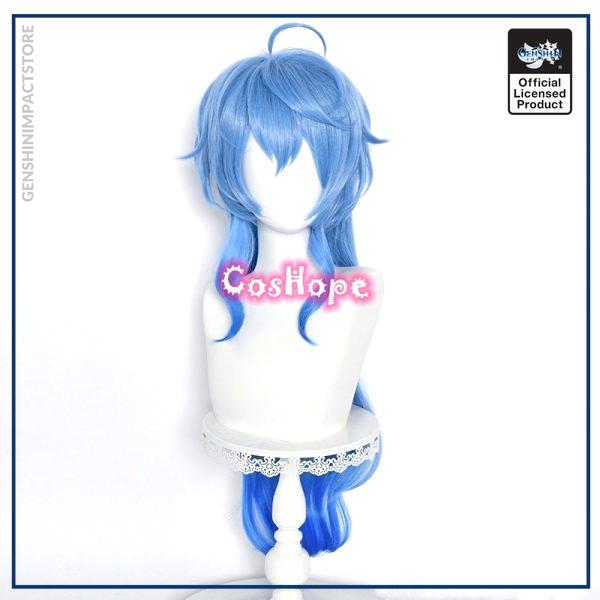 Genshin Impact Ganyu Cosplay 75cm Long Blue Gradient Wig Cosplay Anime Cosplay Wigs Heat Resistant Synthetic 1 - Genshin Impact Store