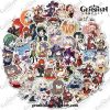 10/50Pcs/set Genshin Impact World Game Stickers