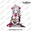 13Cm X 12.1Cm Cute Genshin Impact Noelle Waterproof Car Sticker