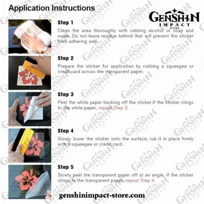 13Cm X 9.5Cm For Genshin Impact Fischl Waterproof Car Sticker