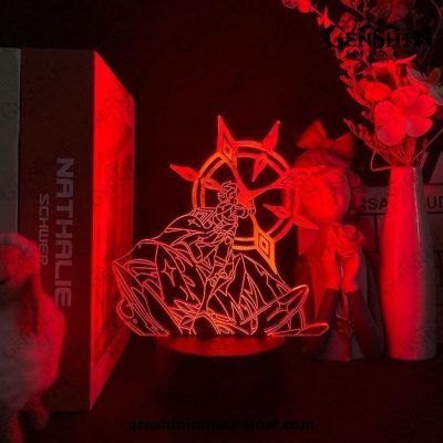 2021 Albedo Genshin Impact Figure 3D Lamp Led Rgb Night Lights