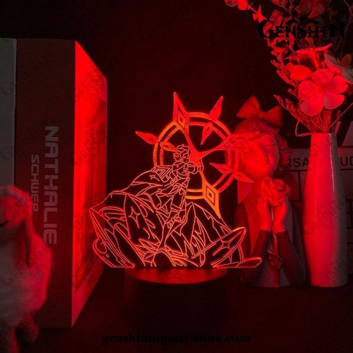 2021 Albedo Genshin Impact Figure 3D Lamp Led Rgb Night Lights