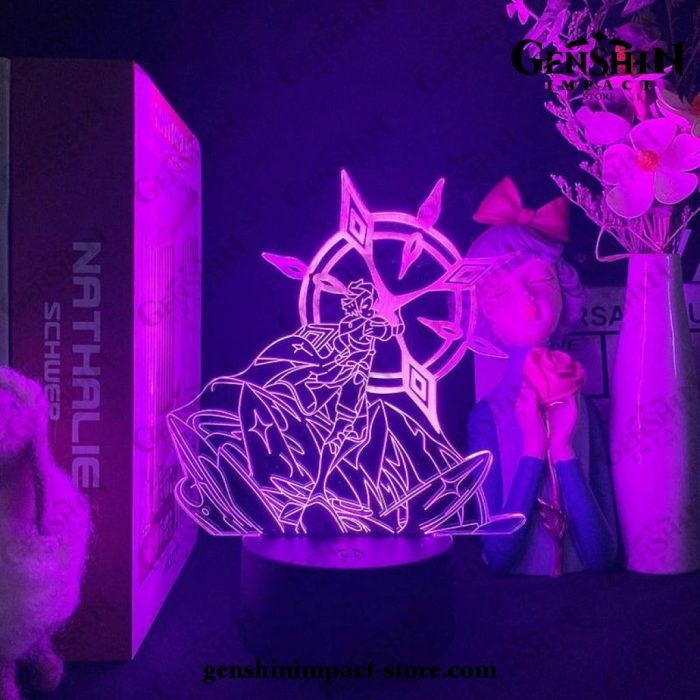 2021 Albedo Genshin Impact Figure 3D Lamp Led Rgb Night Lights