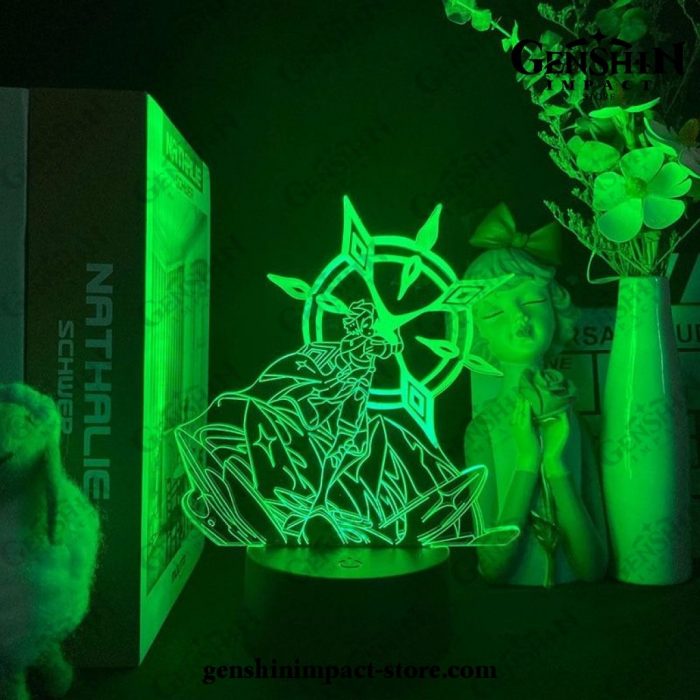 2021 Albedo Genshin Impact Figure 3D Lamp Led Rgb Night Lights