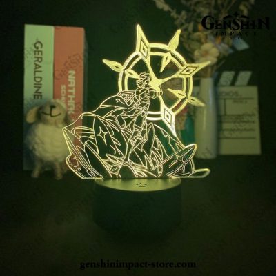 2021 Albedo Genshin Impact Figure 3D Lamp Led Rgb Night Lights