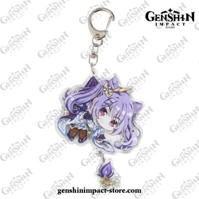 2021 Cute Lady Genshin Impact Keychain Eula