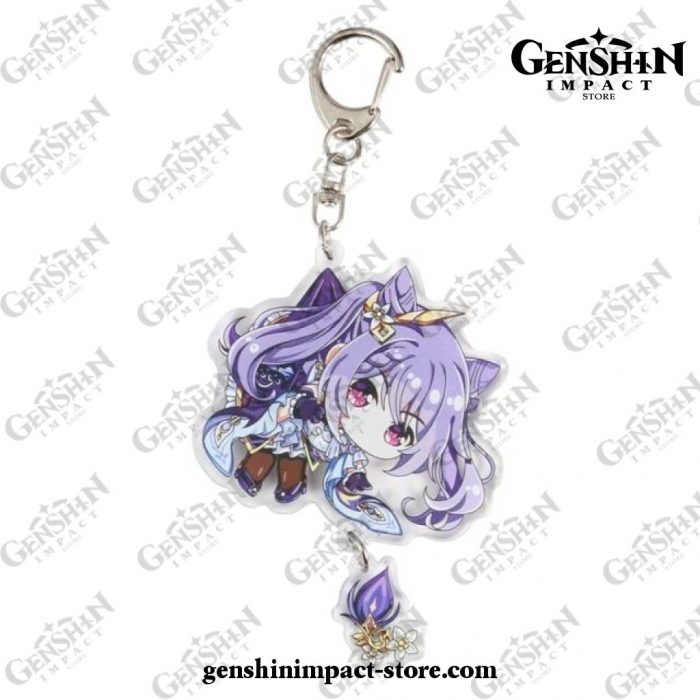 2021 Cute Lady Genshin Impact Keychain Eula