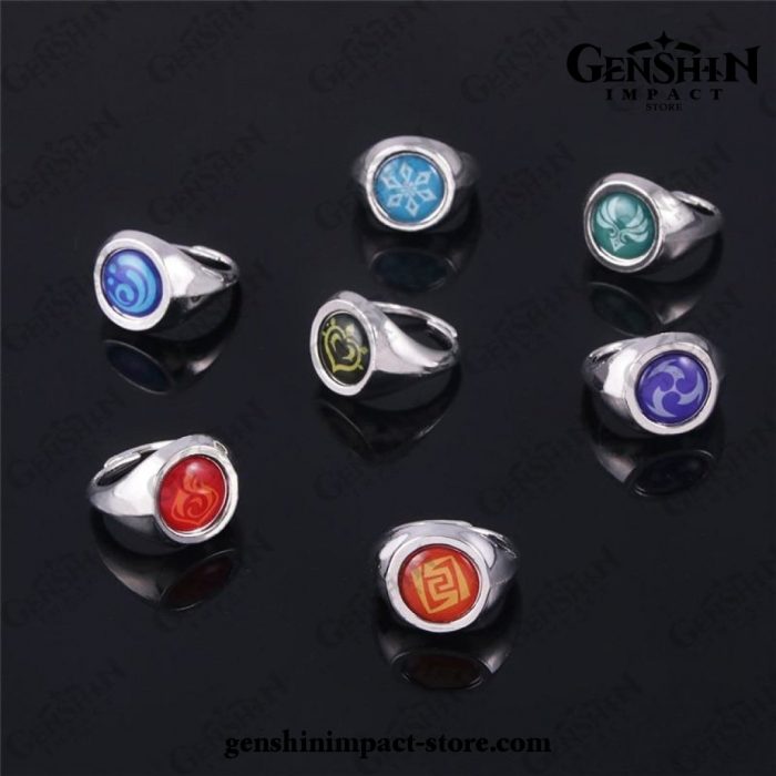 2021 Genshin Impact Vision Metal Rings