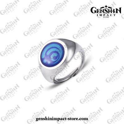 2021 Genshin Impact Vision Metal Rings Hydro
