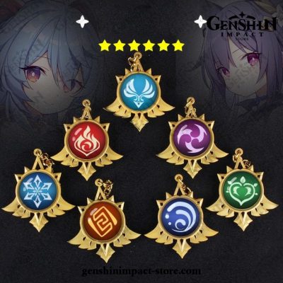 2021 Genshin Impact Vision Pendant Keychain