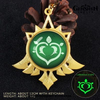 2021 Genshin Impact Vision Pendant Keychain Dendro