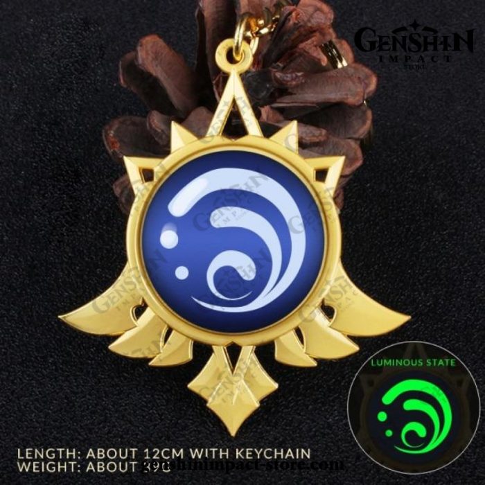 2021 Genshin Impact Vision Pendant Keychain Hydro