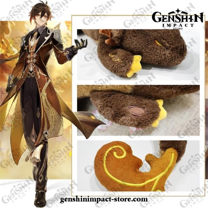 27 Inch Genshin Impact Zhong Li Dragon Plush Doll