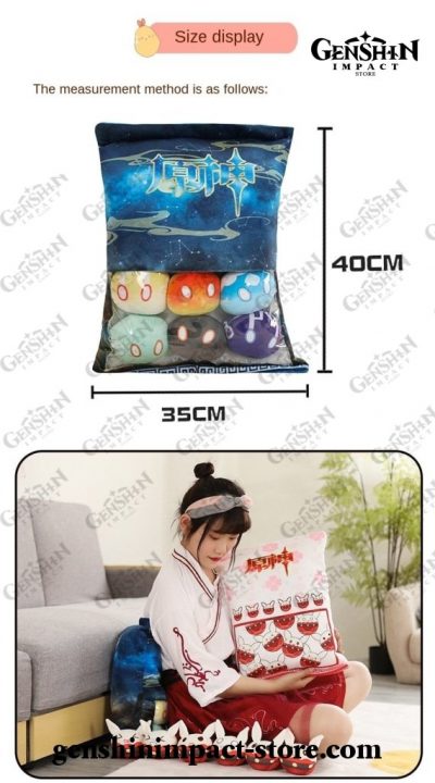 6/8 Slimes/bag Genshin Impact Dolls Bouncing Bomb Plush Toy