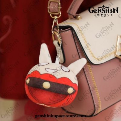 6/8 Slimes/bag Genshin Impact Dolls Bouncing Bomb Plush Toy Pendant White Eyes