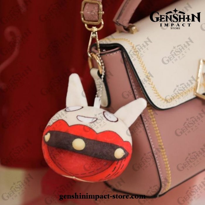 6/8 Slimes/bag Genshin Impact Dolls Bouncing Bomb Plush Toy Pendant White Eyes