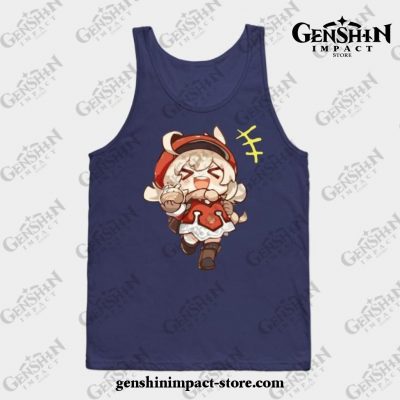 Bomb Girl [Genshin Impact] Tank Top Navy Blue / S