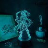 Cool Zhong Li Genshin Impact Figure 3D Lamp Led Rgb Night Lights