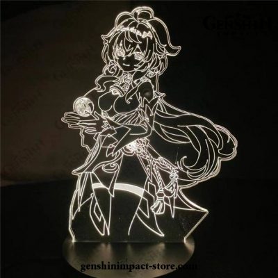 Cute Ganyu Genshin Impact Figure 3D Lamp Led Rgb Night Lights