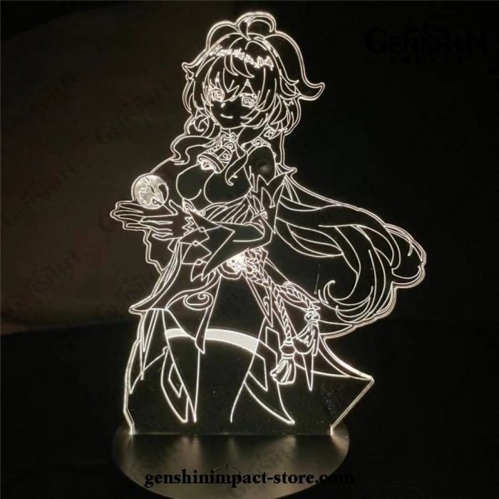 Cute Ganyu Genshin Impact Figure 3D Lamp Led Rgb Night Lights