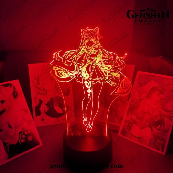 Cute Keqing Genshin Impact Figure 3D Lamp Led Rgb Night Lights