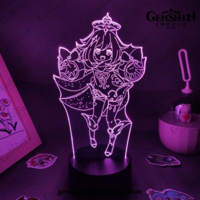 Cute Paimon Genshin Impact Figure 3D Lamp Led Rgb Night Lights