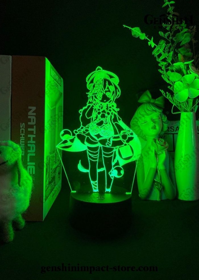 Cute Qiqi Genshin Impact Figure 3D Lamp Led Rgb Night Lights