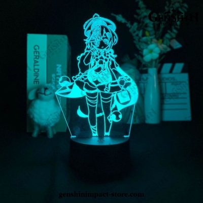 Cute Qiqi Genshin Impact Figure 3D Lamp Led Rgb Night Lights