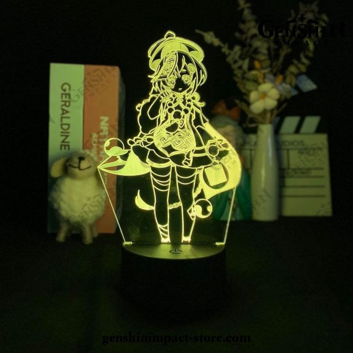 Cute Qiqi Genshin Impact Figure 3D Lamp Led Rgb Night Lights