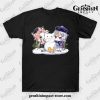 Diona And Qiqi [Genshin Impact] T-Shirt Black / S