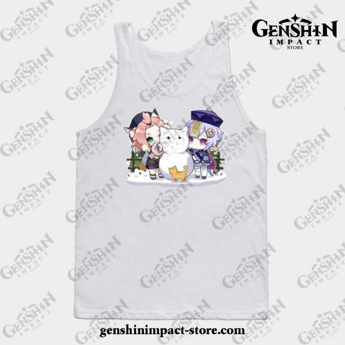 Diona And Qiqi [Genshin Impact] Tank Top White / S