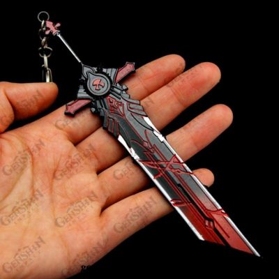 Five-Star Weapon Genshin Impact Cosplay Metal Alloy Keychain