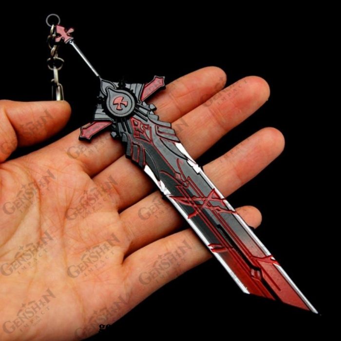 Five-Star Weapon Genshin Impact Cosplay Metal Alloy Keychain