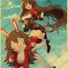 Fly Amber Genshin Impact Vintage Kraft Paper Poster
