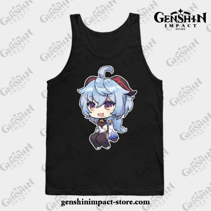 Ganyu [Genshin Impact] Tank Top Black / S