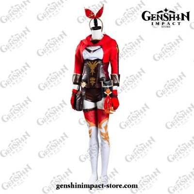 Genshin Impact Amber Cosplay Costume Jumpsuit Outfits