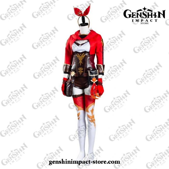 Genshin Impact Amber Cosplay Costume Jumpsuit Outfits