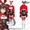Genshin Impact Amber Cosplay Costume Jumpsuit Outfits