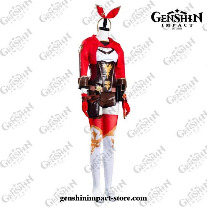 Genshin Impact Amber Cosplay Costume Jumpsuit Outfits