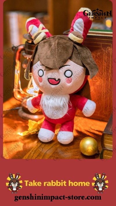 Genshin Impact Amber Rabbit Plush Doll