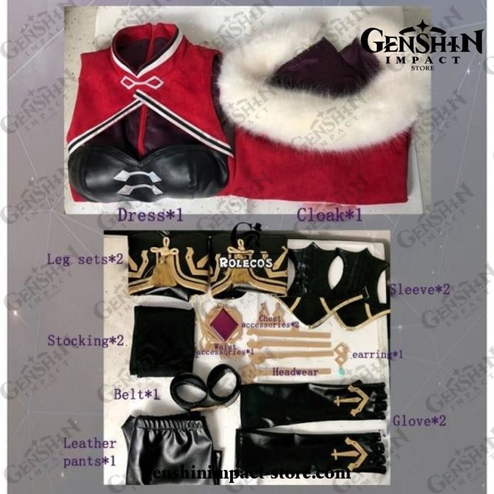 Genshin Impact Beidou Cosplay Costume S
