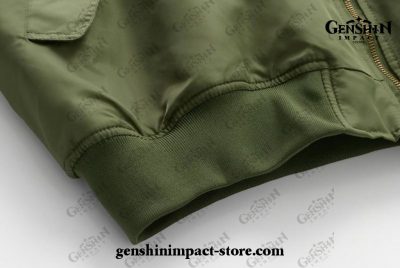 Genshin Impact Bomber Jacket Mens Winter Coats