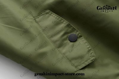 Genshin Impact Bomber Jacket Mens Winter Coats