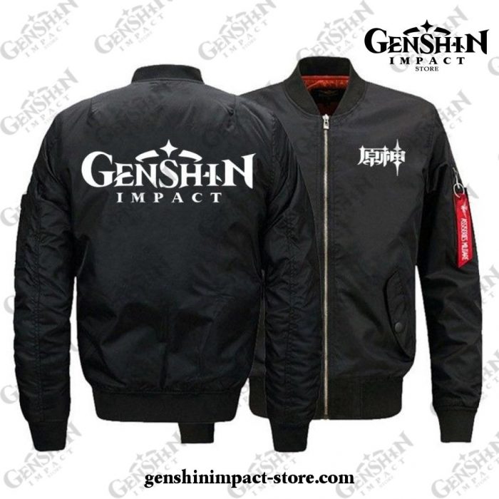 Genshin Impact Bomber Jacket Mens Winter Coats