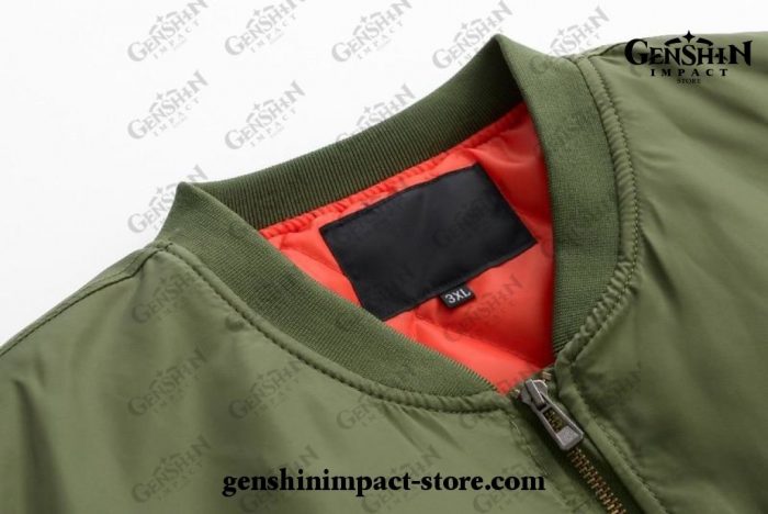 Genshin Impact Bomber Jacket Mens Winter Coats