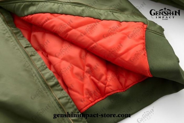 Genshin Impact Bomber Jacket Mens Winter Coats
