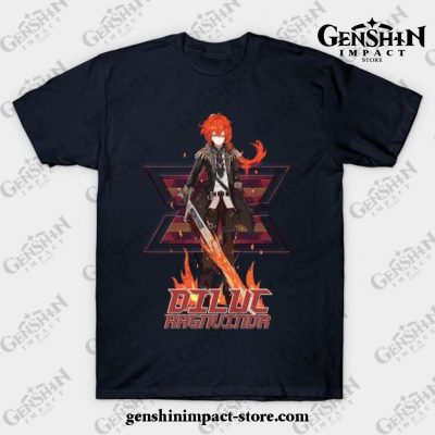 Genshin Impact - Diluc 3.1 T-Shirt Navy Blue / S