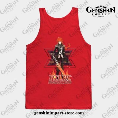 Genshin Impact - Diluc 3.1 Tank Top Red / S