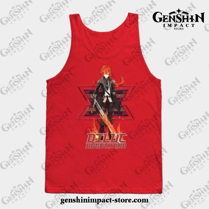 Genshin Impact - Diluc 3.1 Tank Top Red / S